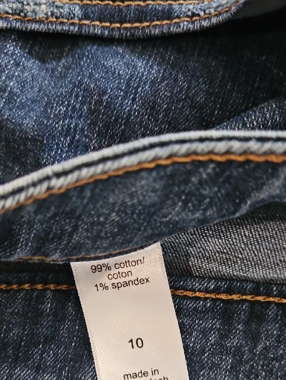 Maurices Dark Blue Button-Front Denim Shorts